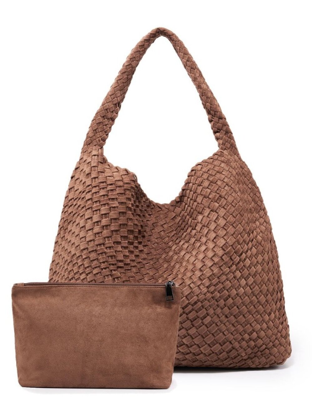 Large Woven Tote Bag for Women Weave Purse Woven Leather Handbag